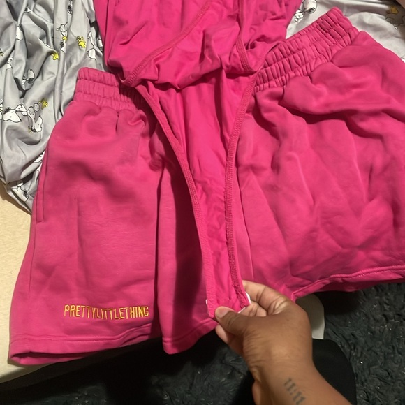 Pink PLT Shorts Set - Picture 2 of 2